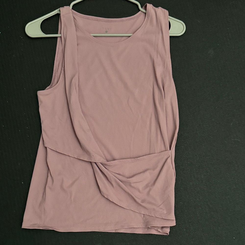 Chic Tavi Pink Twist-Front Tank Top size medium